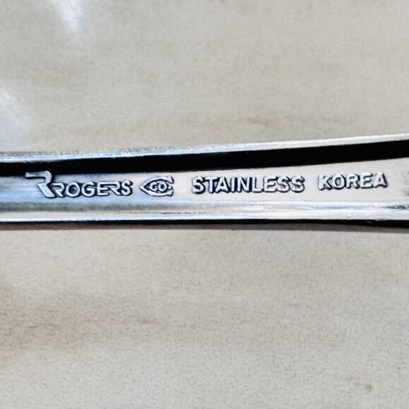 8pc STANLEY ROBERTS Norcrest-Brentwood Dinner Fork 7 3/8” Stainless Rogers Korea - Picture 3 of 8